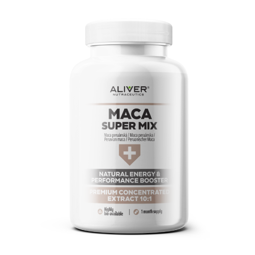 Maca Super Mix – kompleks 3 mac, 120 kapsul