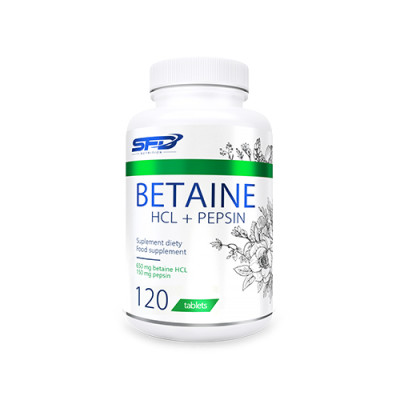 Betain HCL + pepsin, 120 tablet