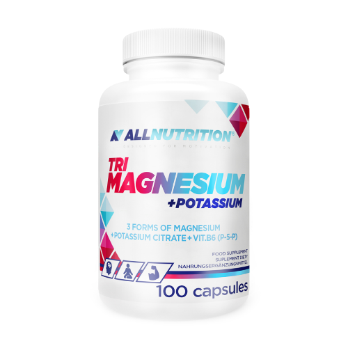 Tri magnezij + kalij kapsule z vitaminom B6