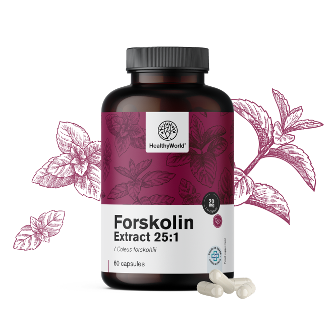 Forskolin – iz izvlečka indijske koprive 20 mg