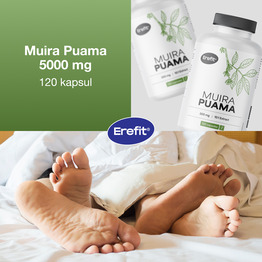 3x Muira Puama 5000 mg, skupaj 360 kapsul