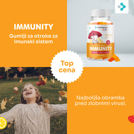 3x IMMUNITY – Gumiji za otroke za imunski sistem, skupaj 180 gumi bonbonov