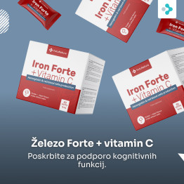 Železo Forte + vitamin C DIRECT, 30 vrečk