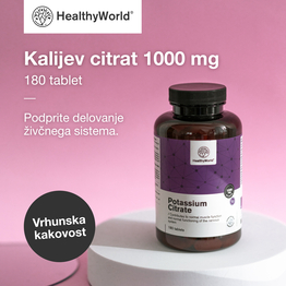 3x Kalijev citrat 1000 mg, skupaj 540 tablet