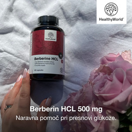 3x Berberin HCL 500 mg, skupaj 540 kapsul