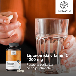 3x Liposomski vitamin C 1200 mg, skupaj 720 kapsul