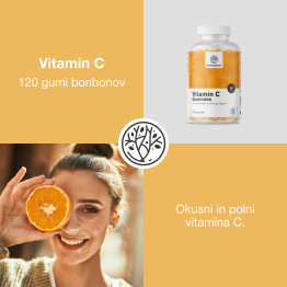 Vitamin C, 120 gumi bonbonov