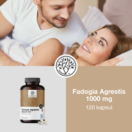 3x Fadogia Agrestis 1000 mg, skupaj 360 kapsul