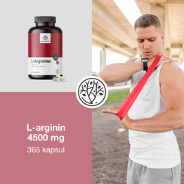 3x L-arginin 4500 mg, skupaj 1095 kapsul