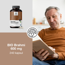 3x BIO Brahmi 600 mg, skupaj 720 kapsul