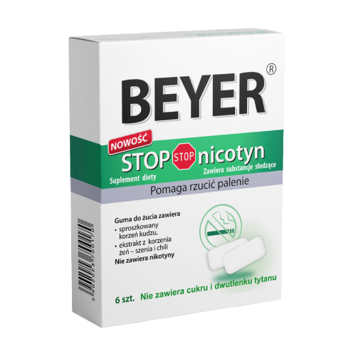 Stop Nicotine – žvečilni gumiji, 6 žvečilnih gumijev