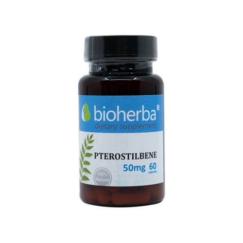 Pterostilbene 50 mg, 60 kapsul