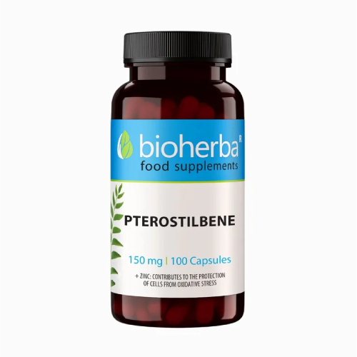 Pterostilbene 150 mg, 100 kapsul