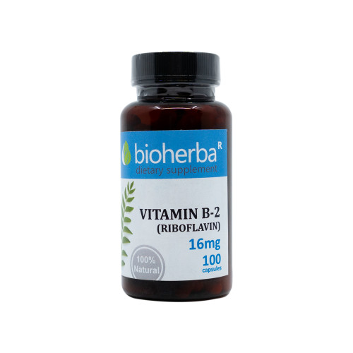 Vitamin B2 (riboflavin) 16 mg, 100 kapsul