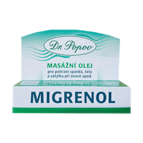 Migrenol roll-on masažno olje, 6 ml