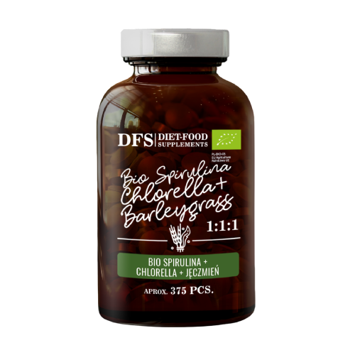BIO Spirulina + chlorella + ječmenova trava
