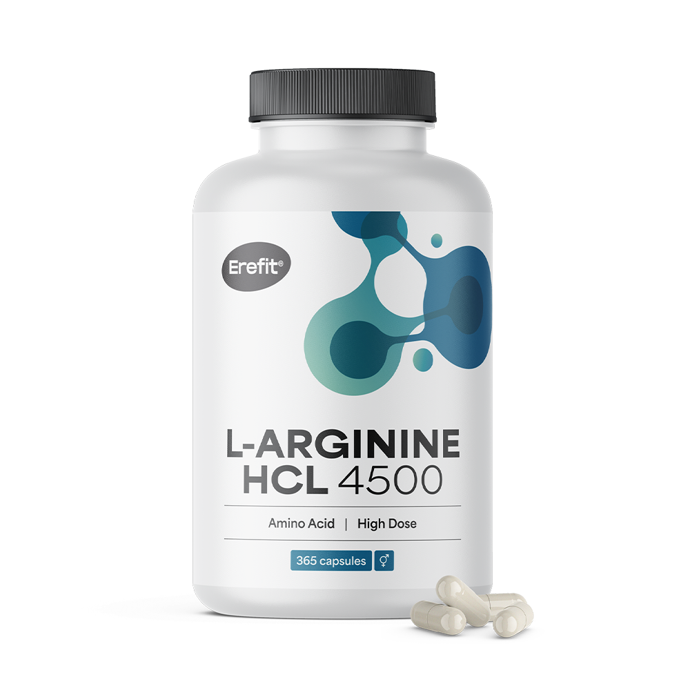 L-arginin HCL 4500 mg v kapsulah