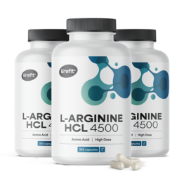 3x L-arginin HCL 4500 mg, skupaj 1095 kapsul