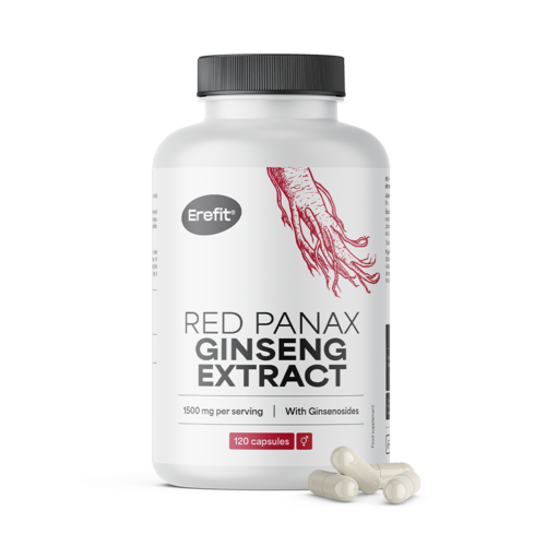 Izvleček rdečega ginsenga 1500 mg, 120 kapsul