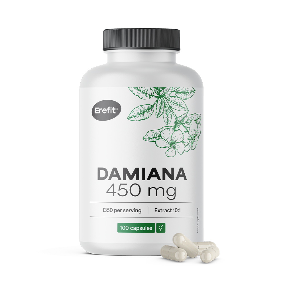 Damiana 450 mg – izvleček 10:1