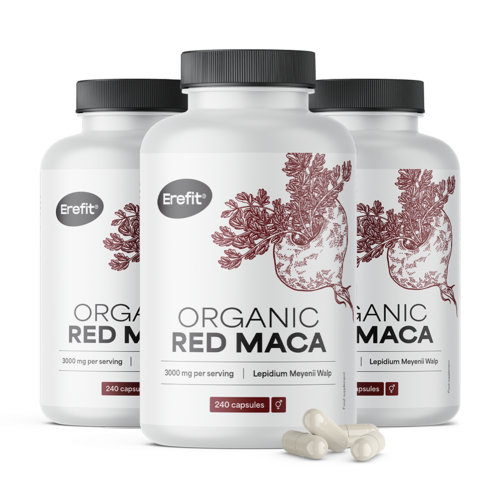 BIO Rdeča maca 3000 mg z naravnim vitaminom C