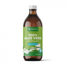 100 % aloe vera sok s koščki pulpe, 500 ml