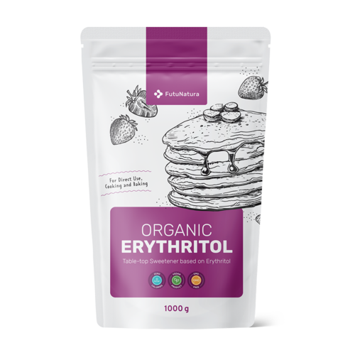 BIO Eritritol, naravno sladilo, 1000 g