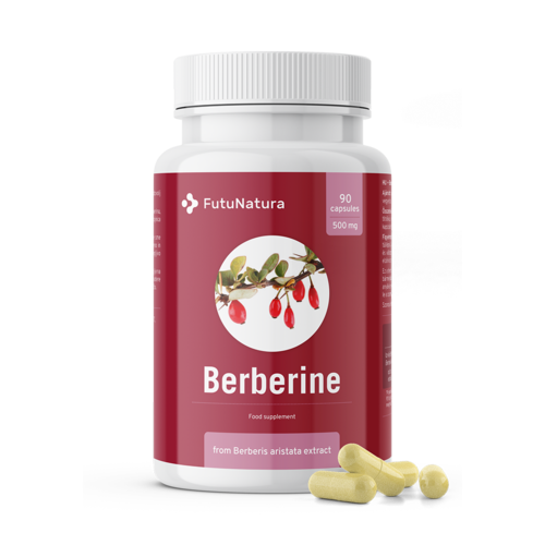 Berberin 500 mg  iz izvlečka Berberis aristata