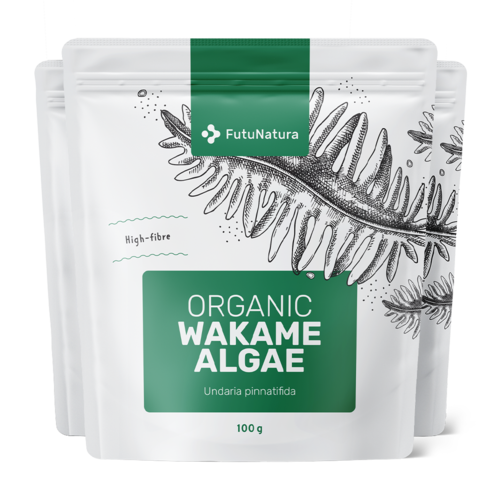 3x BIO Wakame alge, skupaj 300 g