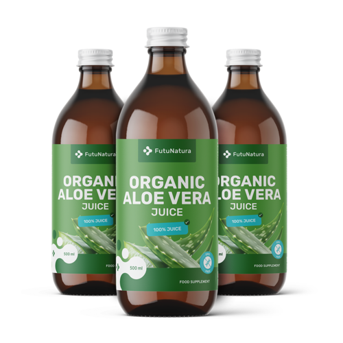 3x BIO Aloe vera sok, skupaj 1500 ml