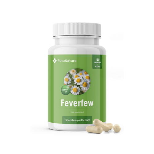 Feverfew (beli vratič), 120 kapsul