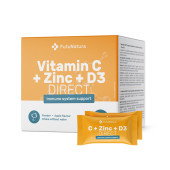 Vitamin C 500 + Cink + D3 DIRECT, 30 vrečk