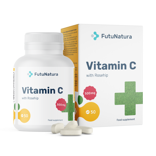 Vitamin C s šipkom, 50 tablet