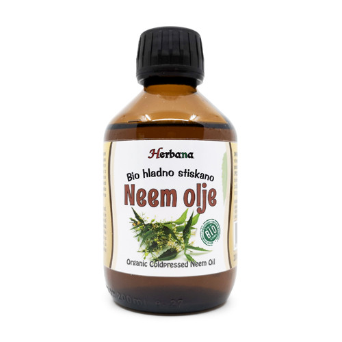 Neem olje, BIO, hladno stiskano, 200 ml