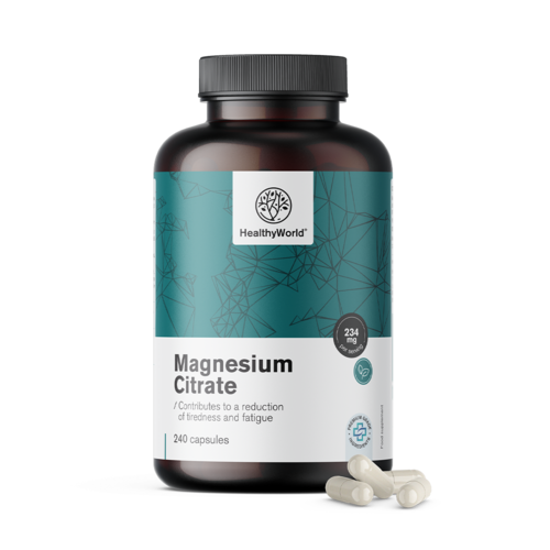 Magnezijev citrat 234 mg, 240 kapsul
