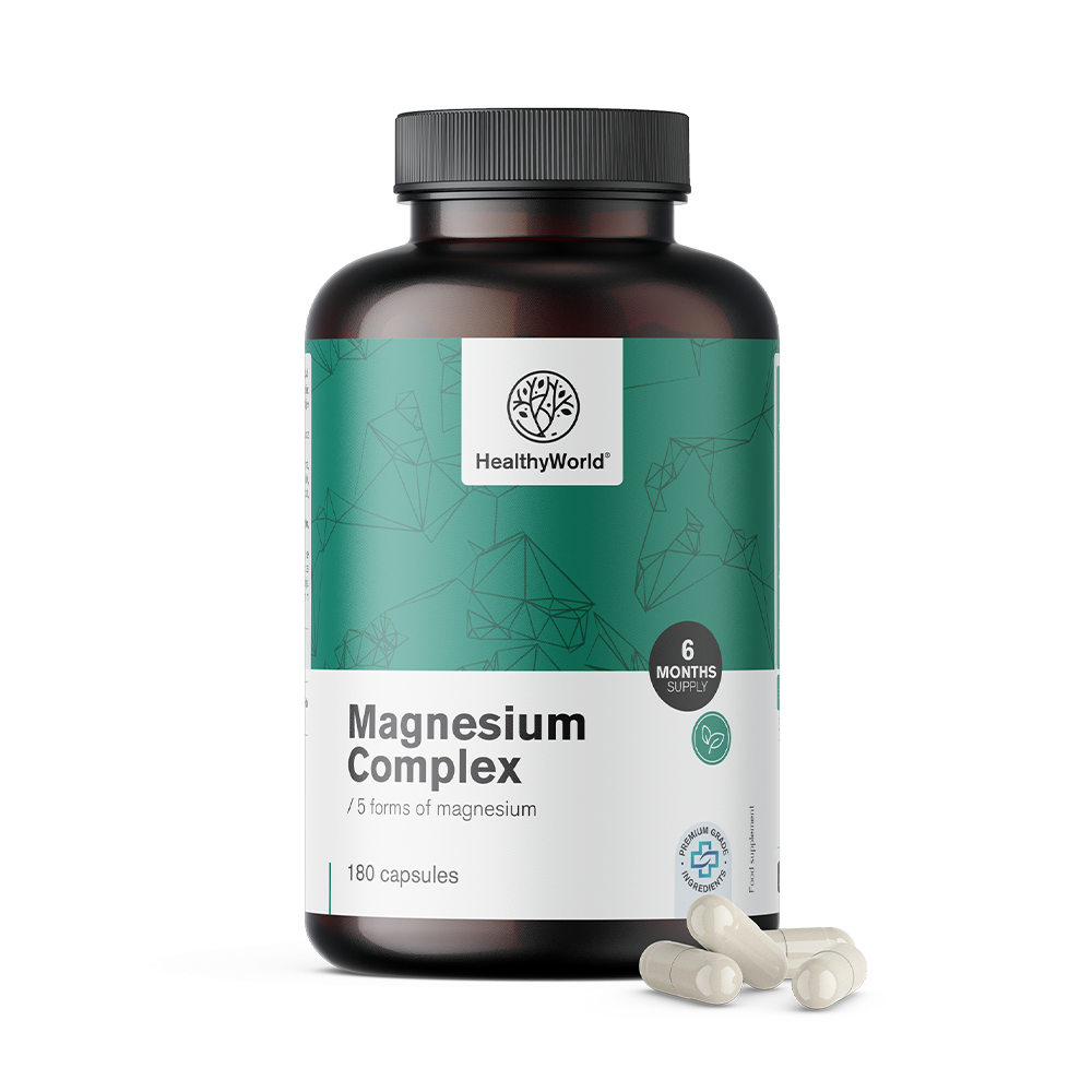  Magnezij kompleks s 5 oblikami magnezija
