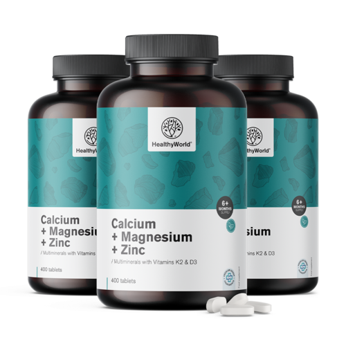 3x Kalcij + magnezij + cink, 1200 tablet