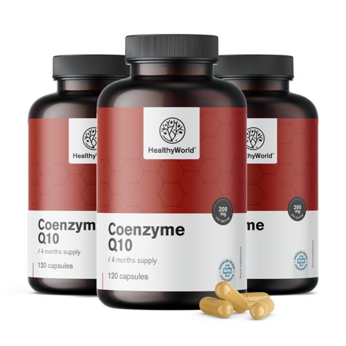 3x Koencim Q10 200 mg, skupaj 360 kapsul