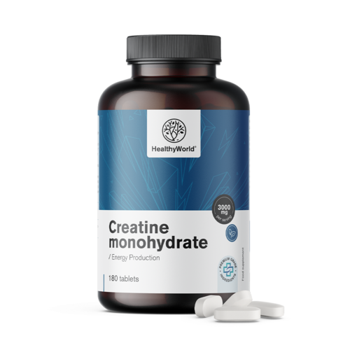 Kreatin monohidrat 3000 mg, 180 tablet