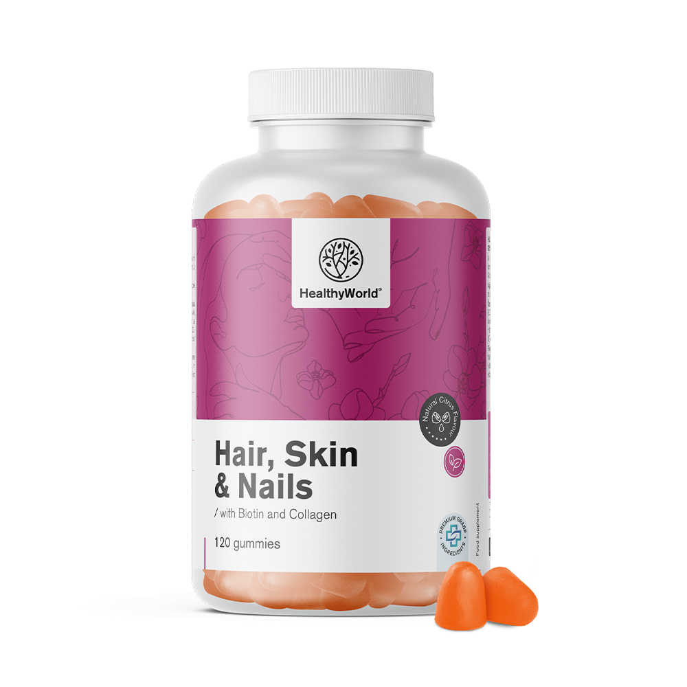 Hair, Skin & Nails – gumiji za lase, kožo in nohte z okusom citrusov