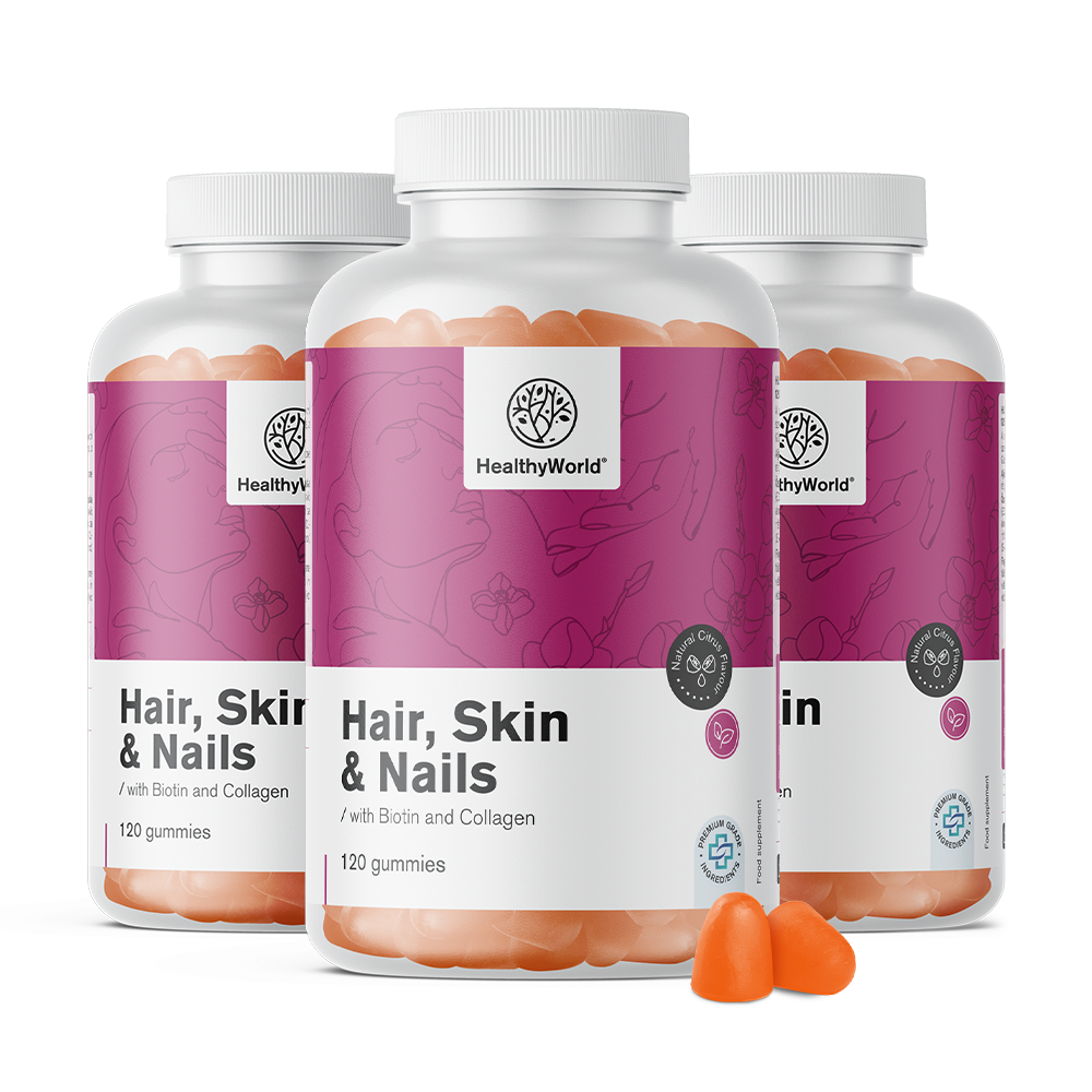 Hair, Skin & Nails – gumiji za lase, kožo in nohte z okusom citrusov