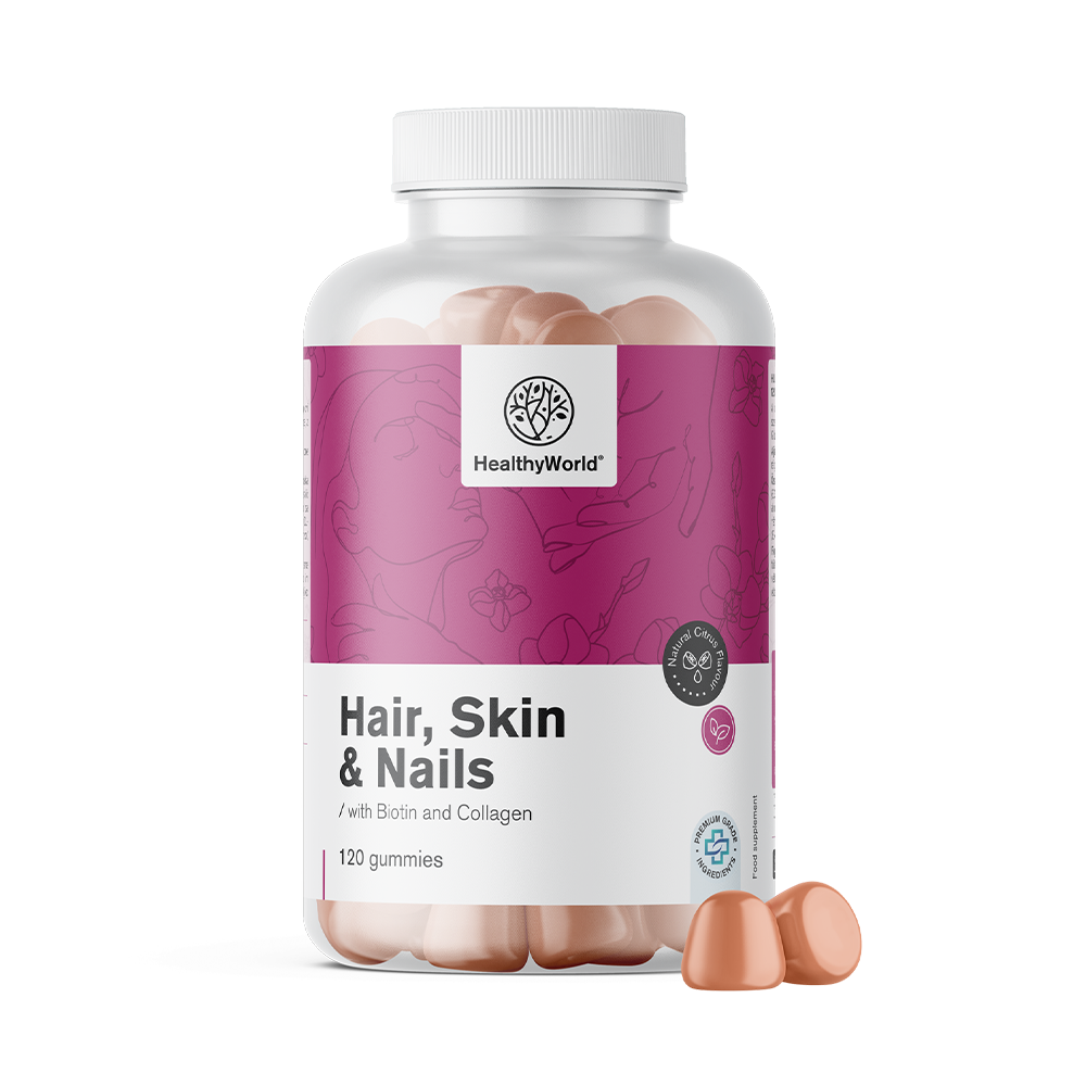 Hair, Skin & Nails – gumiji za lase, kožo in nohte z okusom citrusov