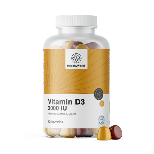Vitamin D3 2000 i.e., 120 gumi bonbonov