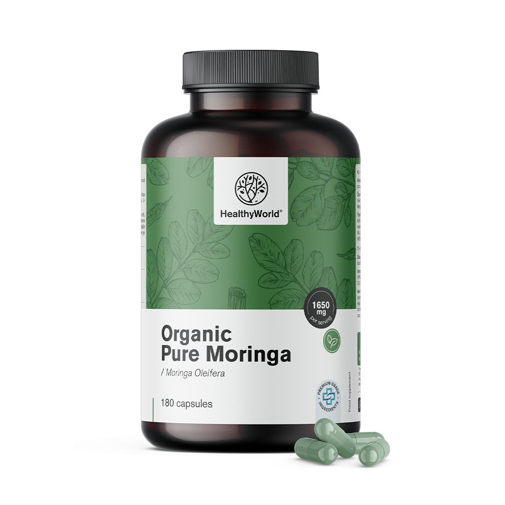BIO Moringa v kapsulah 1650 mg