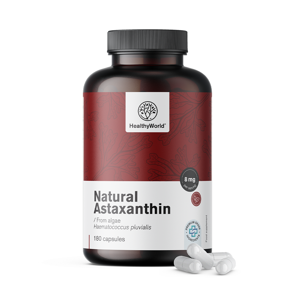 Naravni astaksantin 160 mg v kapsulah
