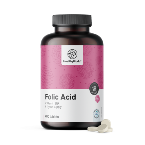 Folna kislina 400 µg, 400 tablet