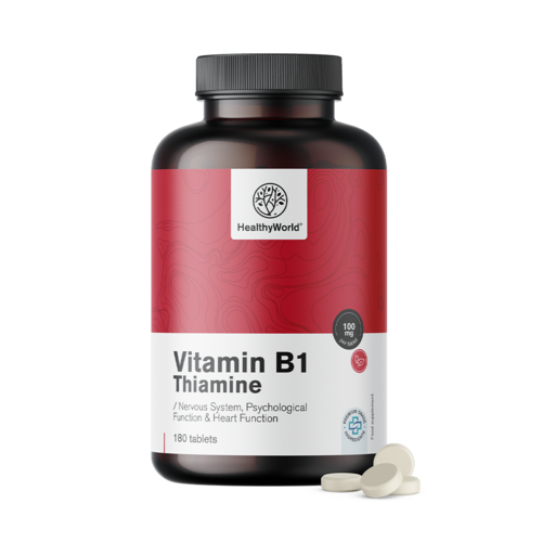 Vitamin B1 – tiamin 100 mg, 180 tablet