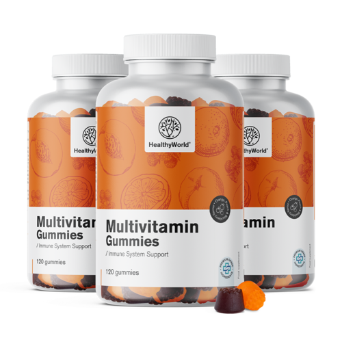3x Multivitamini, skupaj 360 gumi bonbonov
