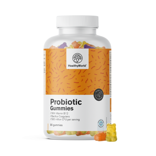 Probiotic – gumiji z mikrobiološkimi kulturami, 90 gumi bonbonov
