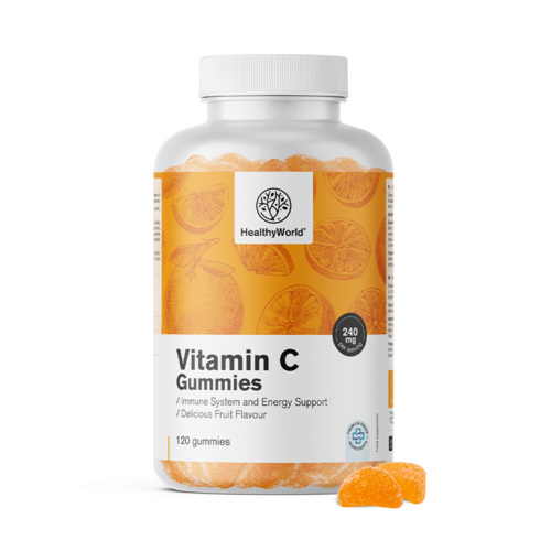 Vitamin C, 120 gumi bonbonov
